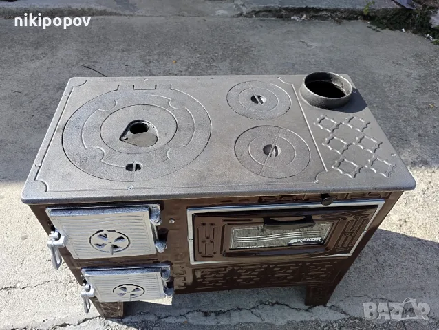 Готварска печка на дърва REKOR, снимка 2 - Печки, фурни - 56327716
