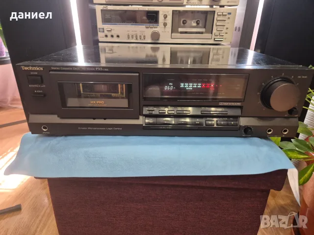 Касетен дек Technics RS-BX404 с добър външен вид, без липси и счупвания + подарък