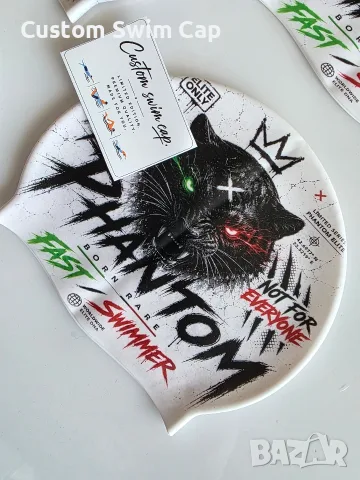 swim cap / плувна шапка / шапка за плуване / плуване, снимка 3 - Водни спортове - 56227286