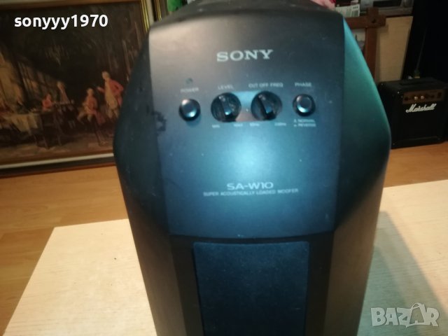 SONY SA-W10 ACTIVE SUPER WOOFER-ВНОС SWISS L2906221207, снимка 9 - Тонколони - 37234671