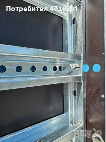 Рамков поцинкован кофраж за колони от 15/15 до 75/75 см, 2,70 м, снимка 2 - Строителни материали - 53314172