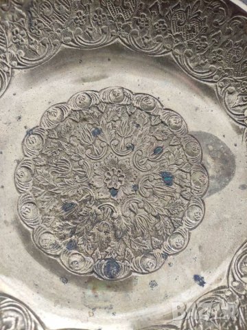 Продавам Месингова чиния за стена, снимка 2 - Антикварни и старинни предмети - 35013000