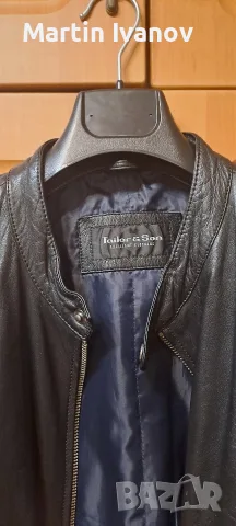 Кожено яке Tailor & Son, снимка 3 - Якета - 56452821