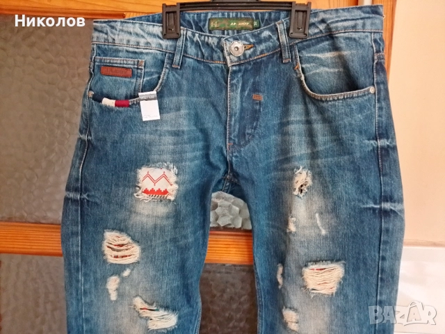 Дънки  "J.F.JODY"  "10лв" нови!W32+Доставка!, снимка 2 - Дънки - 52603887