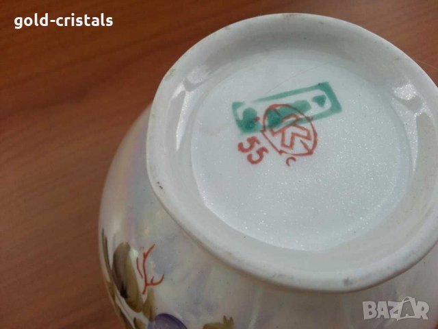 Руска захарница ръчно рисувана , снимка 5 - Антикварни и старинни предмети - 29426052