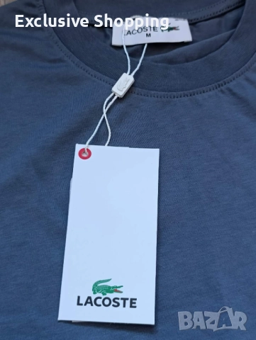 Мъжки тениски Lacoste, снимка 5 - Тениски - 52572329