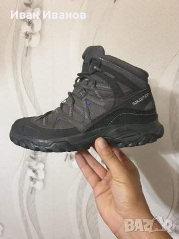 Водоустойчиви  туристически обувки  SALOMON Cagliari Mid Gtx GORE TEX  номер 39,5-40, снимка 4 - Други - 38775156