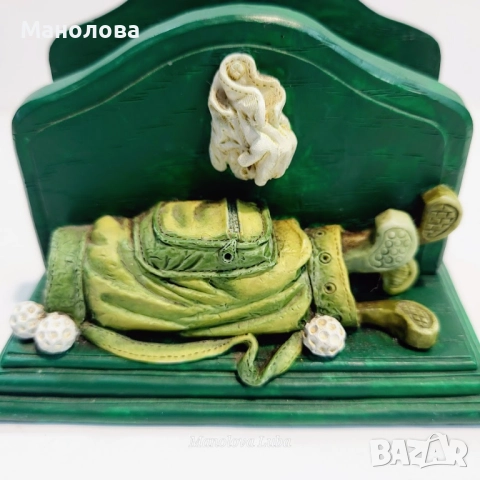Винтидж The Leonardo Collection поставка за писмо, Golf Bag Green., снимка 6 - Други ценни предмети - 52418892