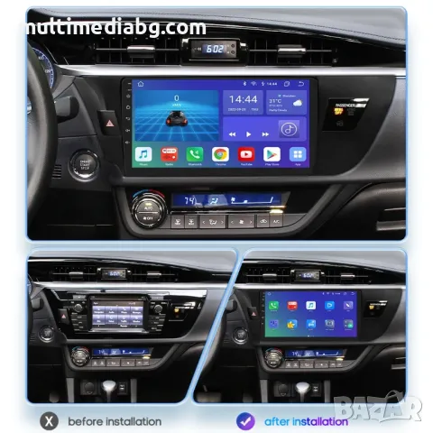 Toyota Corolla 2014 - 2016 Мултимедия Навигация Android, снимка 2 - Аксесоари и консумативи - 50035581