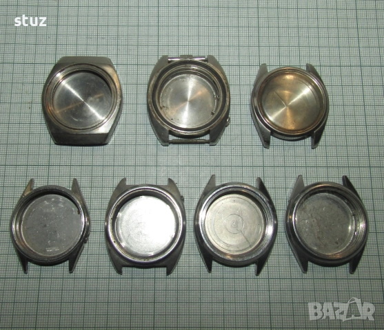 Каси за механични часовници Seiko, втора употреба, сет 7 бр., снимка 4 - Антикварни и старинни предмети - 54044685