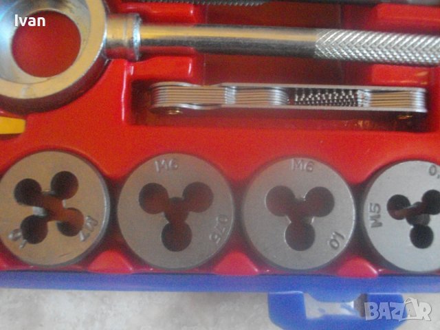 Резбонарезна цолова плашка размер 5-21 мм за въшна/вътрешна резба, снимка 8 - Други инструменти - 42267782