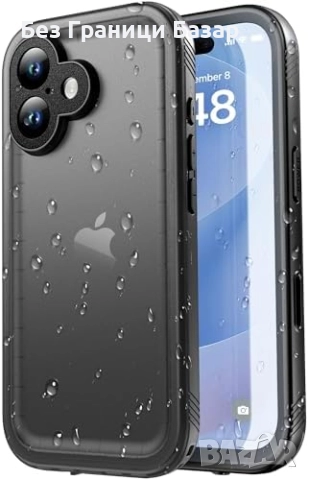 Нов Military кейс за iPhone 17 IP68, вграден протектор, лек и здрав калъф Айфон
