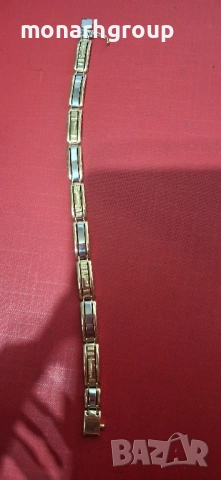 Златна гривна , снимка 4 - Гривни - 52356583