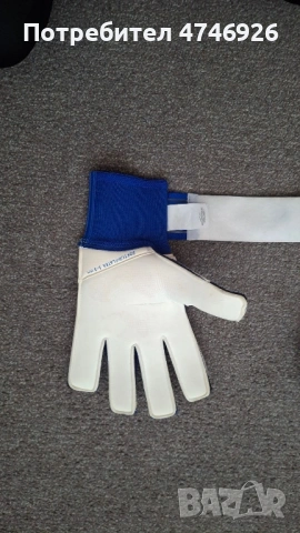 KIPSTA вратарски ръкавици F500 VIRALTO, бяло/синьо, снимка 3 - Футбол - 54134466