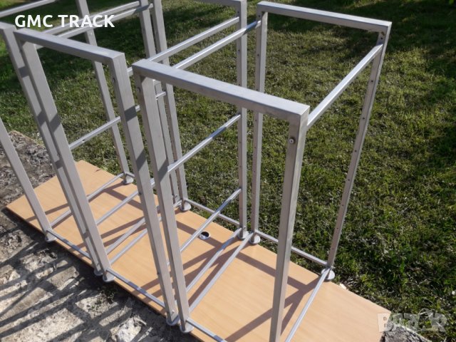 Барплот,етажерка,работен плот,помощна маса,кухненска количка - модулна метална основа, снимка 2 - Етажерки - 29454457