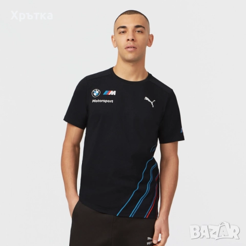 Puma BMW Motorsport Team T-Shirt - Оригинална мъжка тениска, снимка 3 - Тениски - 52666767