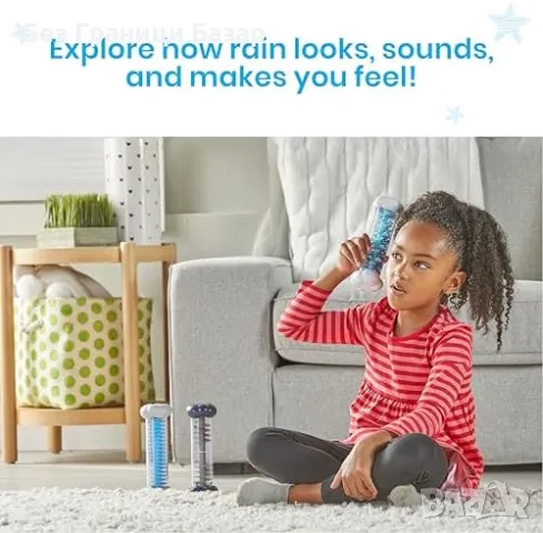 Нови Сензорни тръби със звуци на сняг, дъжд и буря - комплект 3 броя, снимка 3 - Образователни игри - 47838033
