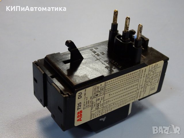 термично реле ABB T25 DU 14A thermal relay, снимка 6 - Резервни части за машини - 37512993