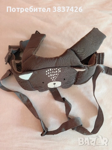 KIKKA BOO Каишка за прохождане CAT DARK GREY, снимка 3 - Кенгура и ранички - 53096642