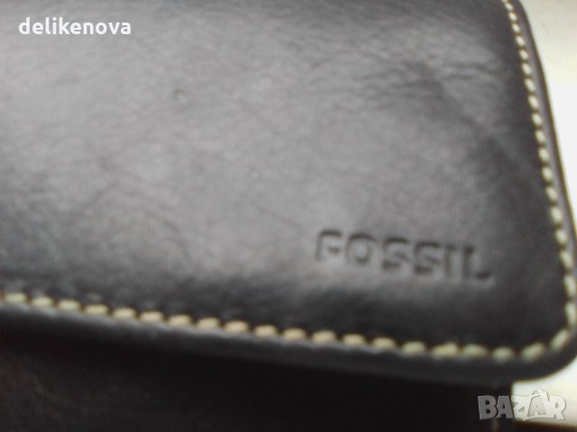 FOSSIL Original. Огромен черен портфейл, снимка 2 - Портфейли, портмонета - 30746731