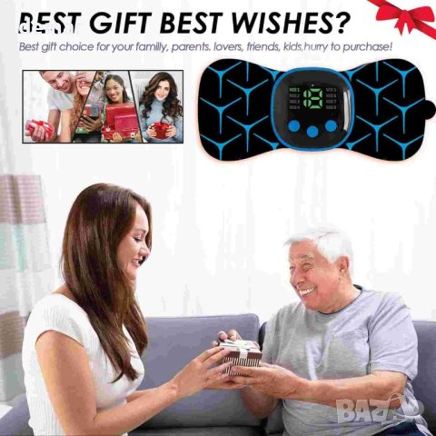 Безжична TENS машина за облекчаване на болката, Мускулен стимулатор, 8 режима, 19 нива, снимка 6 - Други - 44277933