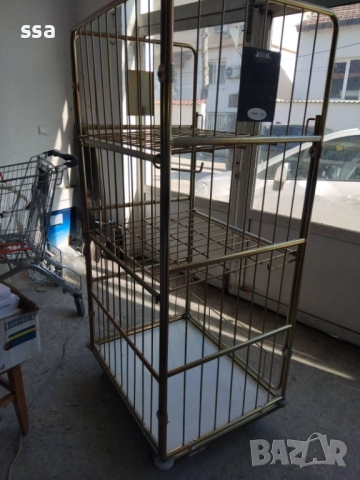 Транспортна складова количка поцинкована, снимка 3 - Друго търговско оборудване - 52653656