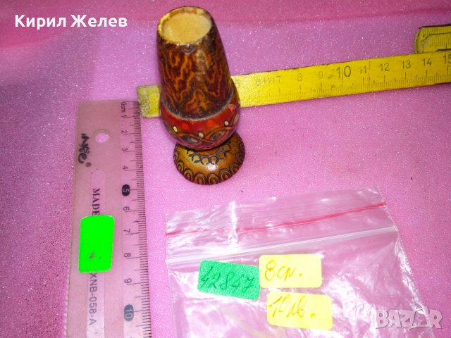 МНОГО КРАСИВА СТАРА ДЪРВЕНА ПИРОГРАФИРАНА МИНИАТЮРА За ЕТНО ИНТЕРИОР КОЛЕКЦИЯ 42847, снимка 5 - Колекции - 44155810