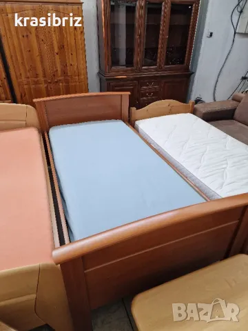 Масивно Легло с Матрак-100/200см.-внос от Германия!, снимка 1