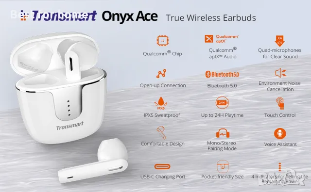 Висококачествени слушалки Tronsmart Onyx Ace PRO