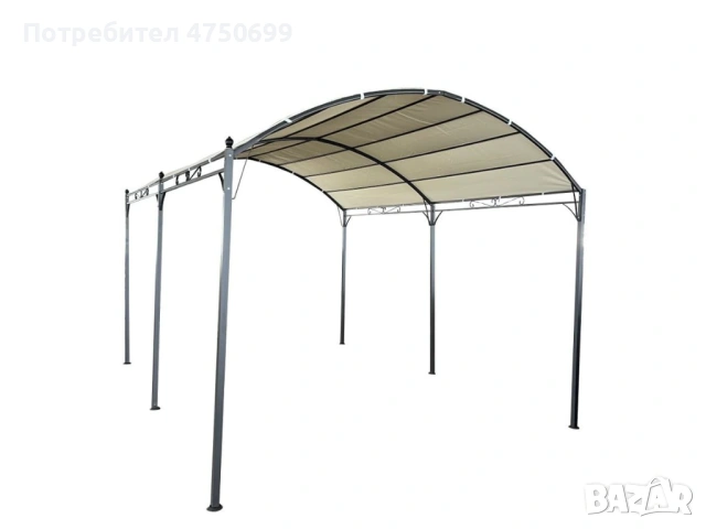 Метален навес за кола с полиестерно покритие My Garden, снимка 5 - Други - 53969321