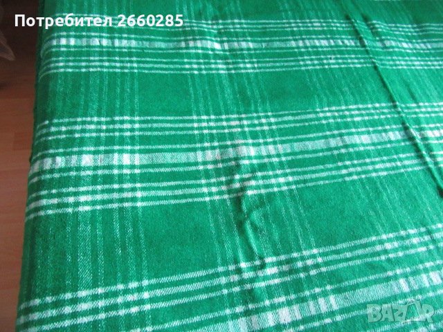 СТАРИННО "ВАЛЯНО" ВЪЛНЕНО ПОКРИВАЛО ЗА ЛЕГЛО