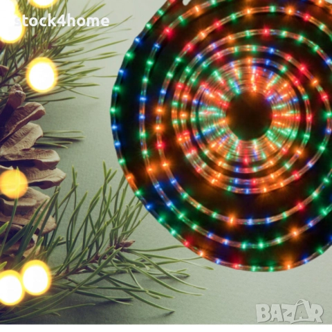 Коледен светещ маркуч 10/20 метра LED многоцветен на 220V, снимка 4 - Декорация за дома - 52183243