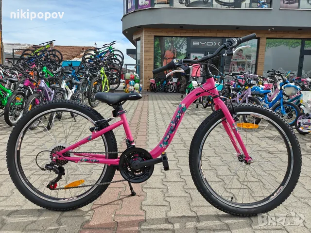 CROSS Велосипед 24" ALISSA розов, снимка 12 - Велосипеди - 56529476
