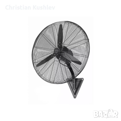 Вентилатор стенен 26''/30" Muhler, 160W, индустриален