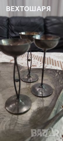 Старинен Посребрен Немски Сервиз WMF, снимка 7 - Антикварни и старинни предмети - 38470697