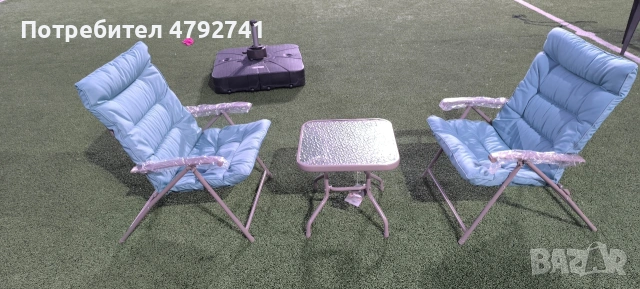 Градински мебели (комплект столове с масичка)