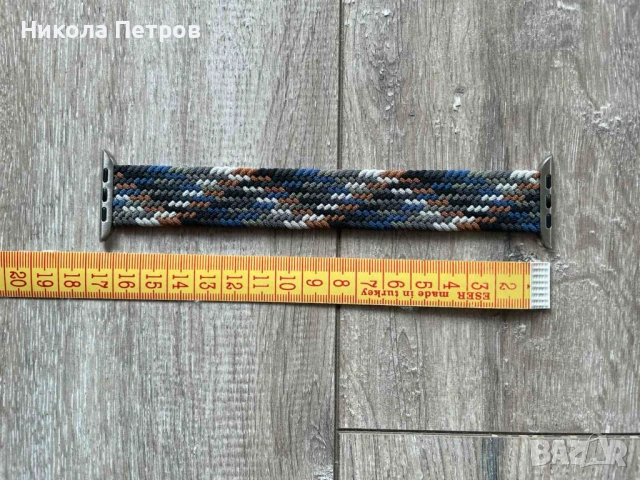 Текстилна каишка за часовник Apple Watch 42 - 44 мм., снимка 3 - Аксесоари за Apple - 53993847