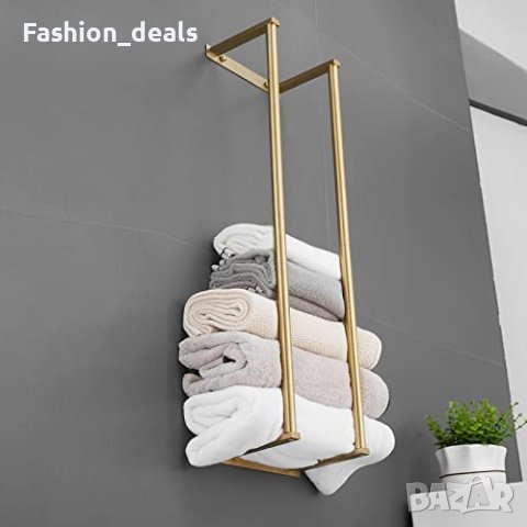 Нова Поставка за кърпи монтаж на стена Съхранение баня Организатор, снимка 3 - Други стоки за дома - 40430048