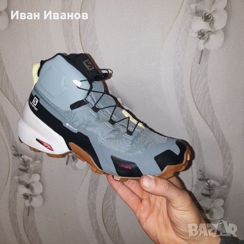 туристически обувки за бягане Salomon Cross Hike GTX GORE-TEX mid  номер 39-39,5, снимка 10 - Други - 38541421