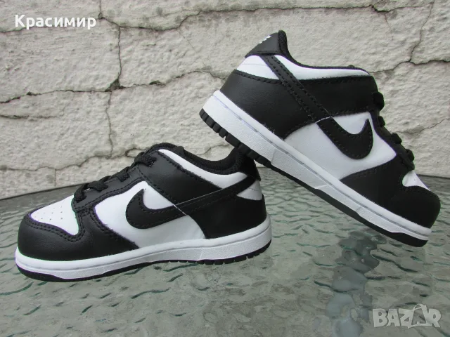 Детски маратонки Nike Dunk Low "Panda", снимка 9 - Детски маратонки - 56239457
