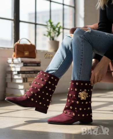 дамски боти versace, снимка 4 - Дамски боти - 52093141