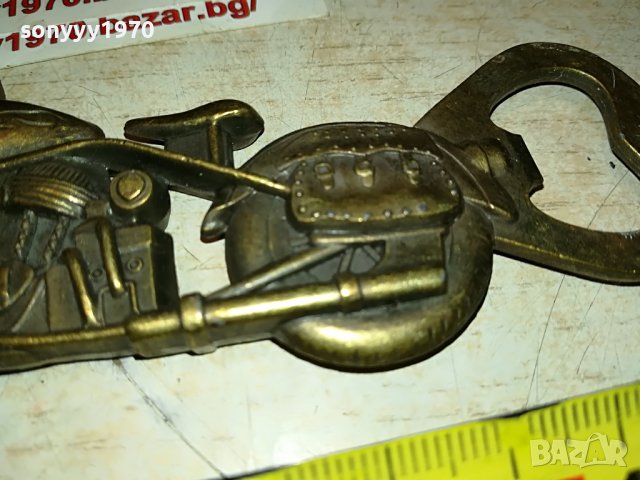 мотор-отварачка-мед/месинг внос франция 2905221915, снимка 18 - Антикварни и старинни предмети - 36913577