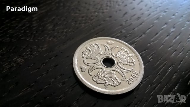 Монета - Дания - 1 крона | 2002г., снимка 2 - Нумизматика и бонистика - 29387434