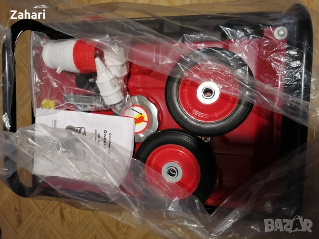 Бензинов трифазен и монофазен генератор за ток Honda Ecmt 7000, 7,0kw, 11,0к.с,, снимка 5 - Други машини и части - 54149302