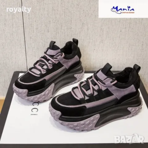 Дамски маратонки на платформа, снимка 3 - Маратонки - 49930106