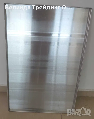 Алуминиеви тави 60х40см, 4 рамена, без перфорация, 2см рамо