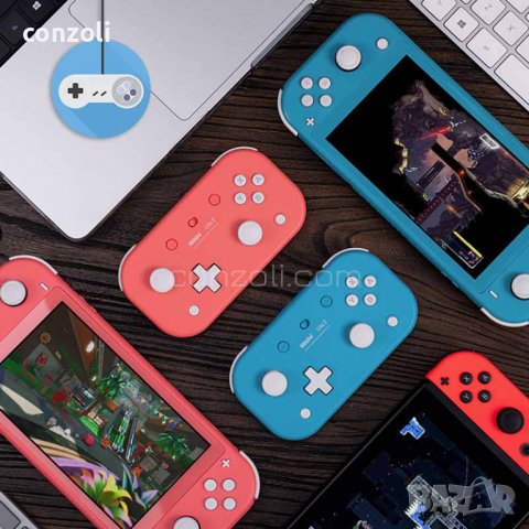 Контролер 8BitDo Lite 2 BT Gamepad - Turquoise, снимка 3 - Nintendo конзоли - 39562855