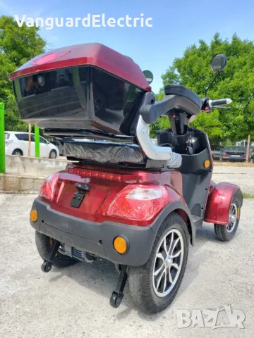 Електрическа Четириколка FM4 LUX 1500W - Червена, снимка 7 - Мотоциклети и мототехника - 42256307