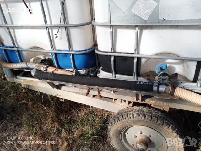 Продавам цистерна 2000 л. на едноосно ремарке., снимка 2 - Селскостопанска техника - 48008338