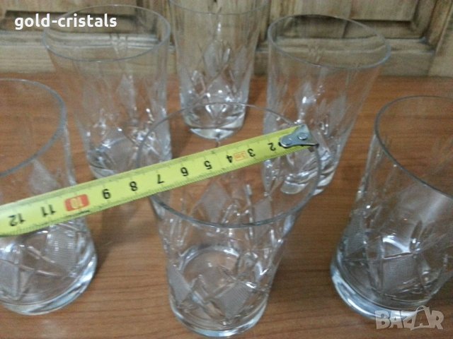 Кристални чаши Бохемия , снимка 3 - Антикварни и старинни предмети - 35538591